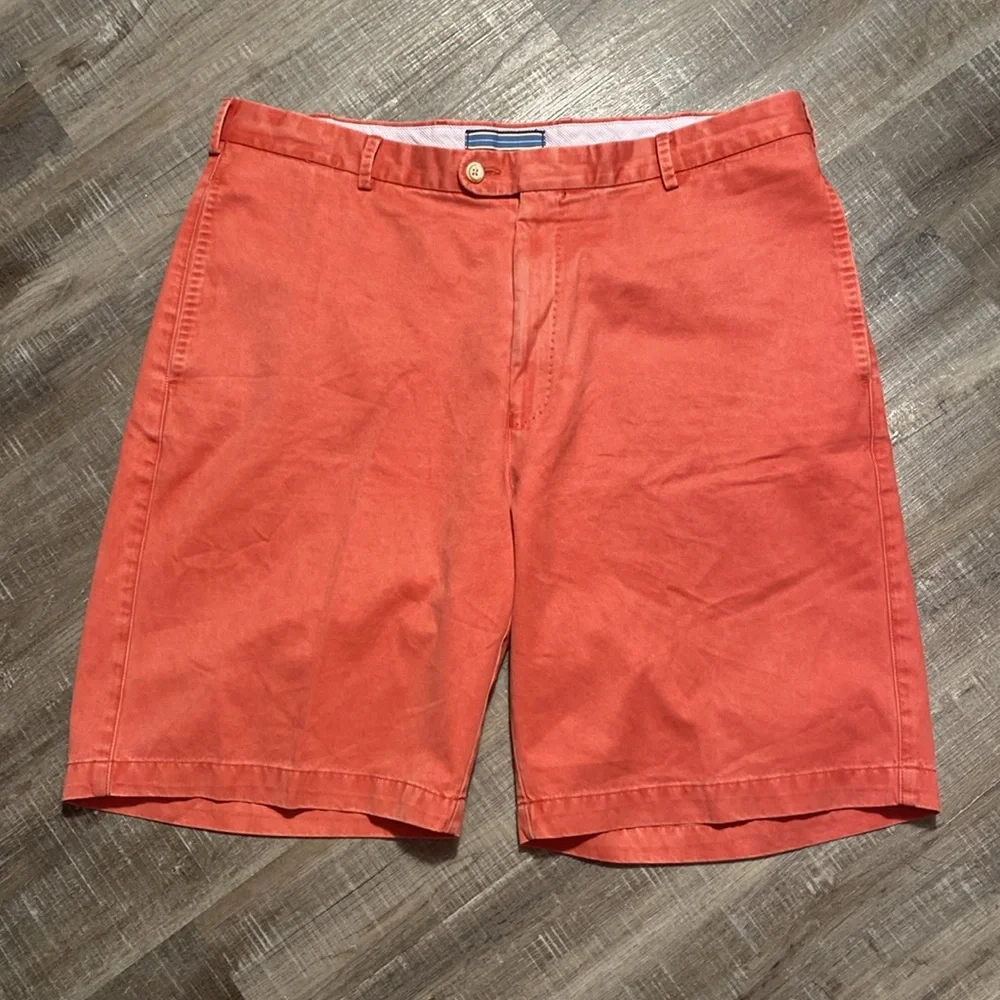Peter Millar‎ Winston Cotton Twill Shorts Sport Red Size 36